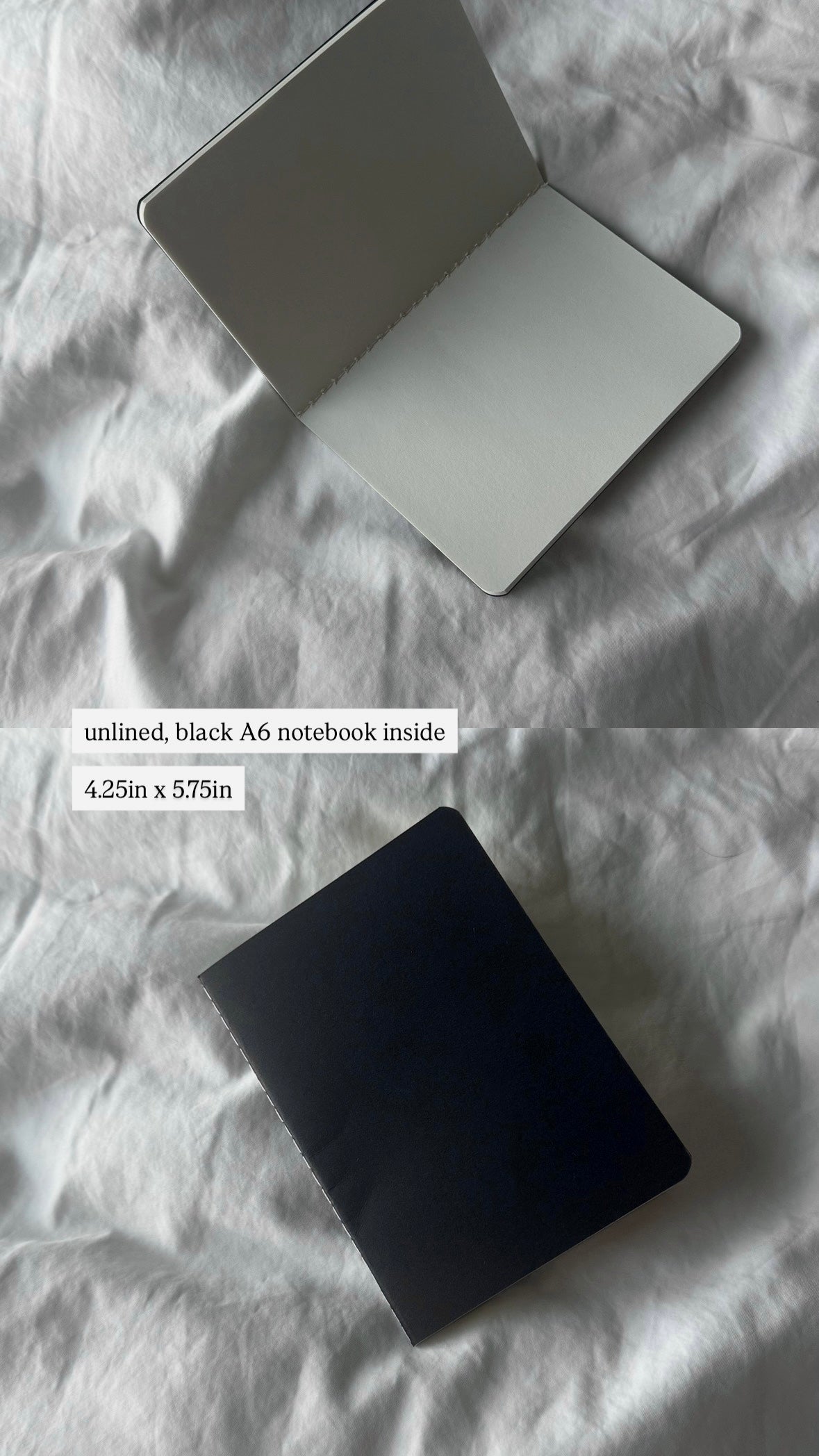 A6 Little Star Studs Leather Journal