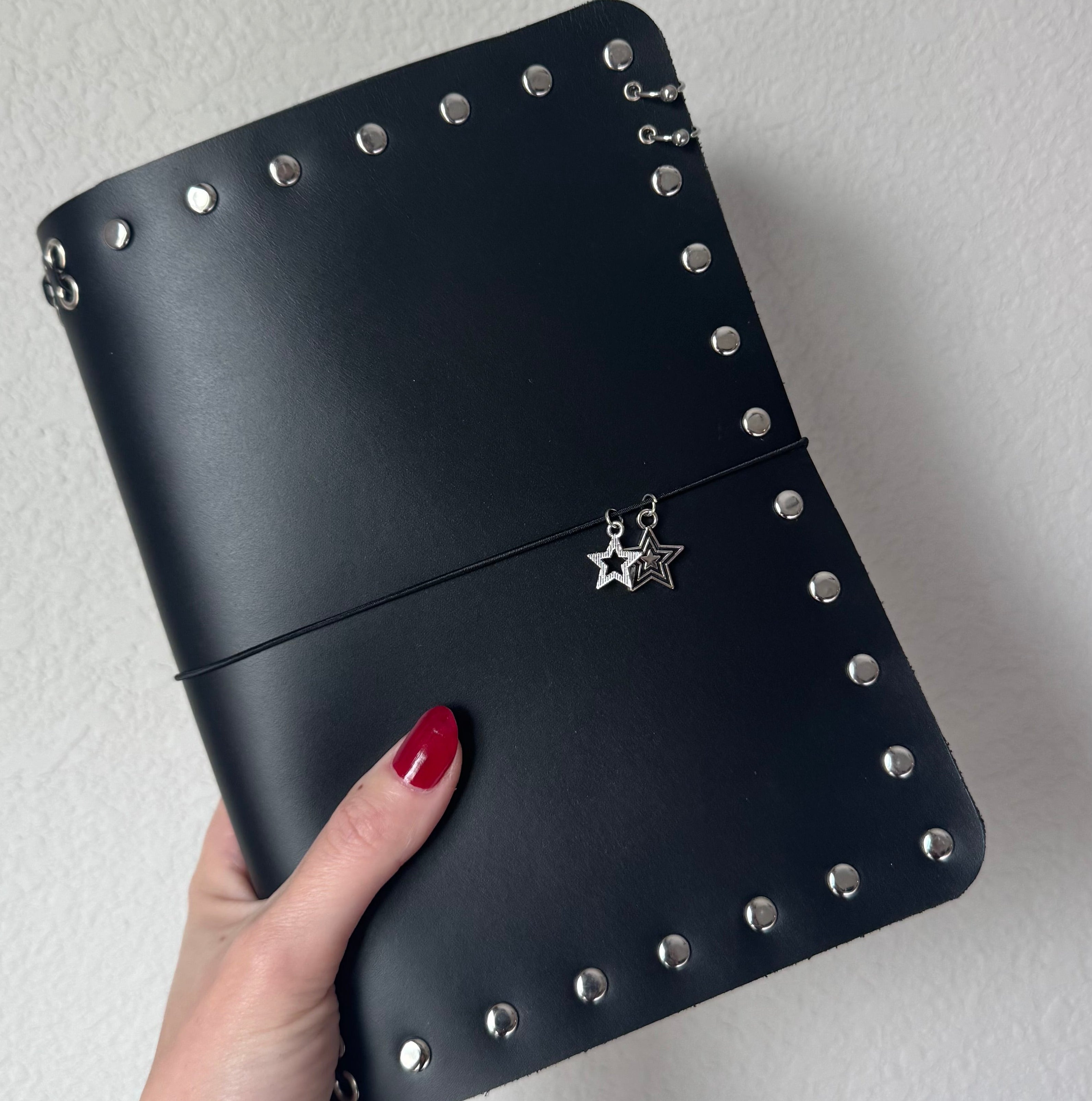 A5 Studded Leather Journal