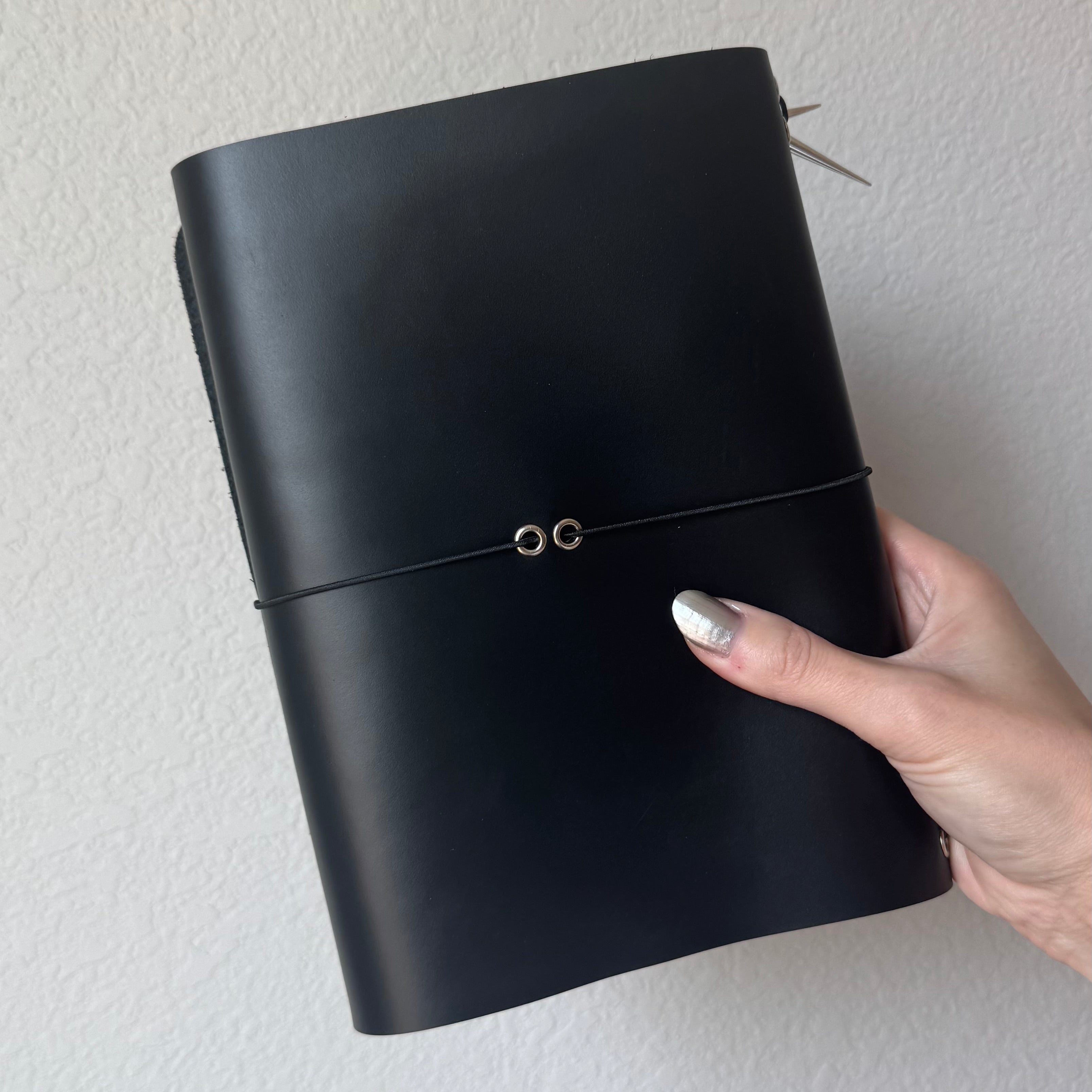 A5 Lace Up Leather Journal Handmade