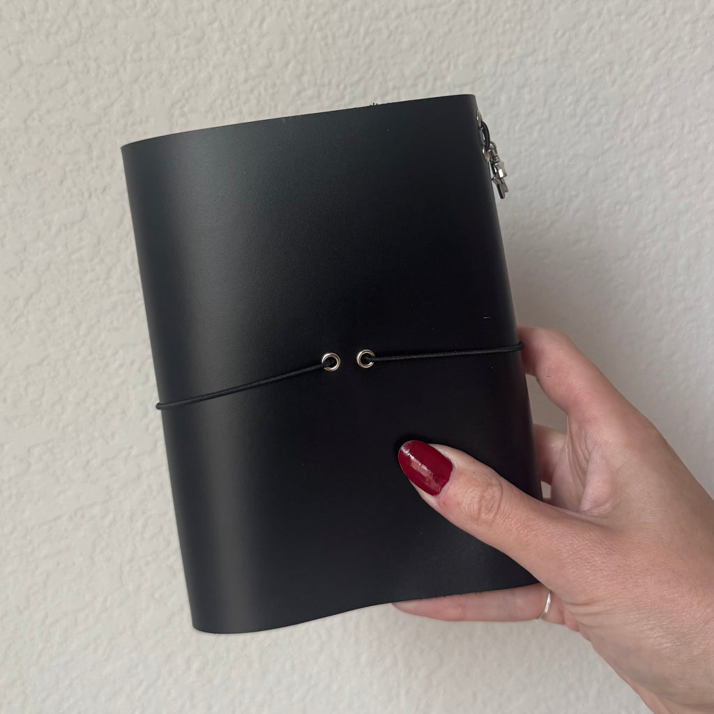 A6 Pocket Cowhide Star Leather Journal